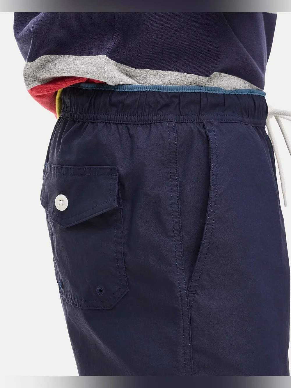 J.Crew 6'' stretch swim trunk with ECONYL® nylon in navy